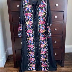 Soft Surroundings Full Length Shirt Dress